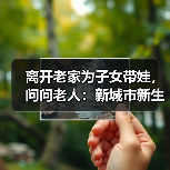 离开老家为子女带娃，问问老人：新城市新生活，您还适应吗？
