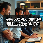 研究人员对人体的微型肾脏进行生物3D打印(图3) 研究人员对人体的微型肾脏进行生物3D打印(图3)