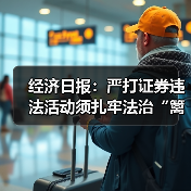 经济日报：严打证券违法活动须扎牢法治“篱笆”