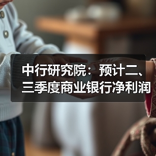中行研究院：预计二、三季度商业银行净利润增速在3%左右