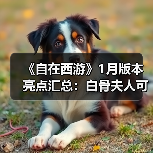 《自在西游》1月版本亮点汇总：白骨夫人可化神为金色品质神将！全新天启灵