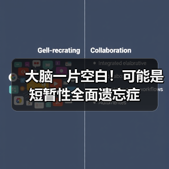 大脑一片空白！可能是短暂性全面遗忘症