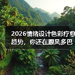 2026情绪设计色彩疗愈趋势,你还在跟风多巴胺?(图4) 2026情绪设计色彩疗愈趋势,你还在跟风多巴胺?(图4)