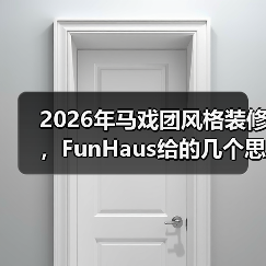 2026年马戏团风格装修,FunHaus给的几个思路(图4) 2026年马戏团风格装修,FunHaus给的几个思路(图4)