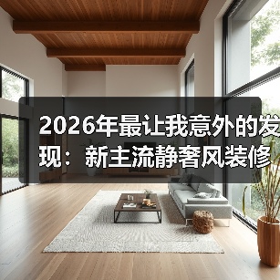 2026年最让我意外的发现：新主流静奢风装修设计，根本不是你以为的那样（图3）