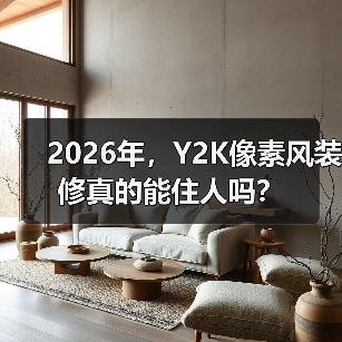 2026年,Y2K像素风装修真的能住人吗?(图4) 2026年,Y2K像素风装修真的能住人吗?(图4)