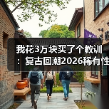 我花3万块买了个教训:复古回潮2026稀有性奢华设计到底值不值(图3) 我花3万块买了个教训:复古回潮2026稀有性奢华设计到底值不值(图3)