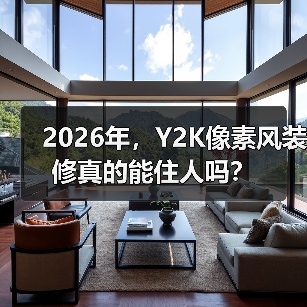 2026年,Y2K像素风装修真的能住人吗?(图2) 2026年,Y2K像素风装修真的能住人吗?(图2)
