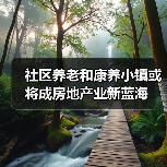 社区养老和康养小镇或将成房地产业新蓝海