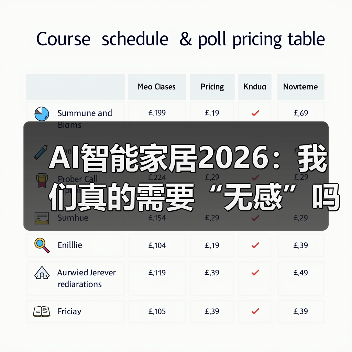 AI智能家居2026:我们真的需要“无感”吗?(图4) AI智能家居2026:我们真的需要“无感”吗?(图4)