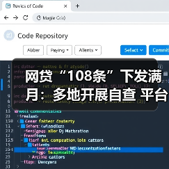 网贷“108条”下发满月:多地开展自查 平台承压整改(图3) 网贷“108条”下发满月:多地开展自查 平台承压整改(图3)