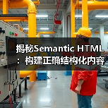 揭秘Semantic HTML：构建正确结构化内容的核心秘诀