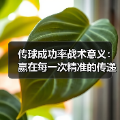 传球成功率战术意义：赢在每一次精准的传递（图3）