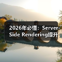 2026年必懂:Server-Side Rendering提升首屏HTML搜索引擎友好秘籍(图4) 2026年必懂:Server-Side Rendering提升首屏HTML搜索引擎友好秘籍(图4)