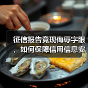 征信报告竟现侮辱字眼，如何保障信用信息安全？
