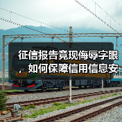 征信报告竟现侮辱字眼,如何保障信用信息安全?(图3) 征信报告竟现侮辱字眼,如何保障信用信息安全?(图3)