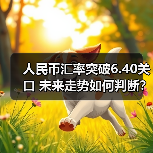 人民币汇率突破6.40关口 未来走势如何判断?(图2) 人民币汇率突破6.40关口 未来走势如何判断?(图2)
