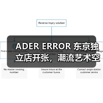 ADER ERROR 东京独立店开张,潮流艺术空间首秀(图1) ADER ERROR 东京独立店开张,潮流艺术空间首秀(图1)