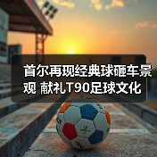 首尔再现经典球砸车景观 献礼T90足球文化(图3) 首尔再现经典球砸车景观 献礼T90足球文化(图3)
