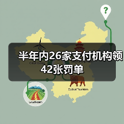 半年内26家支付机构领42张罚单