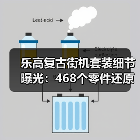 乐高复古街机套装细节曝光:468个零件还原经典游戏机体验(图1) 乐高复古街机套装细节曝光:468个零件还原经典游戏机体验(图1)