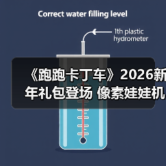 《跑跑卡丁车》2026新年礼包登场 像素娃娃机限时开启
